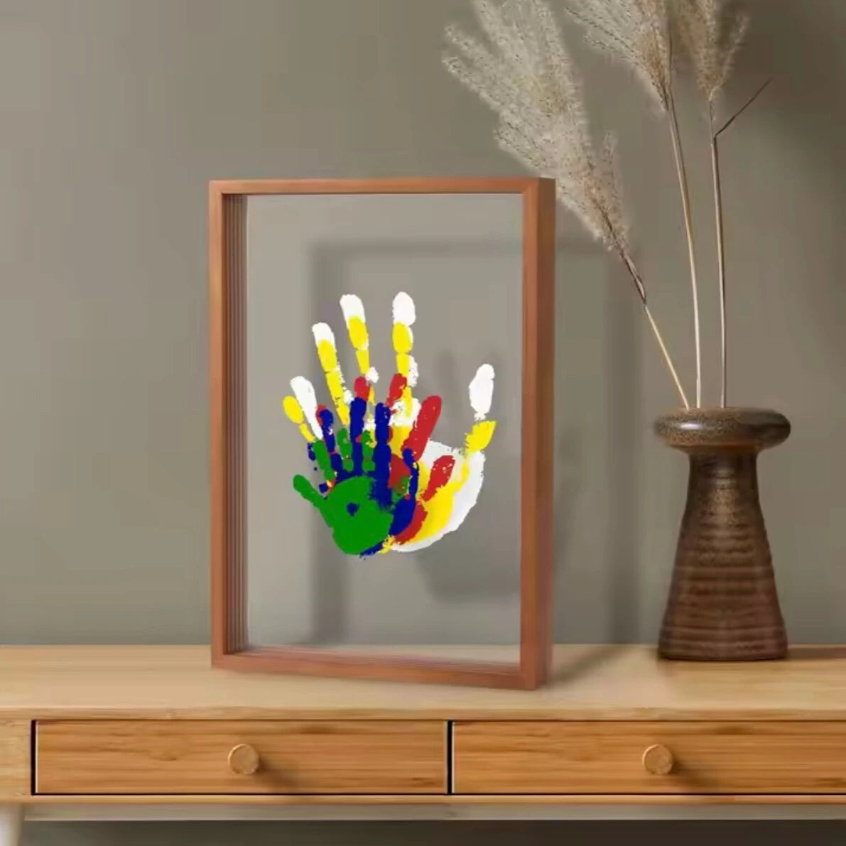 Personalized Kids Handprint Picture Frame Kit