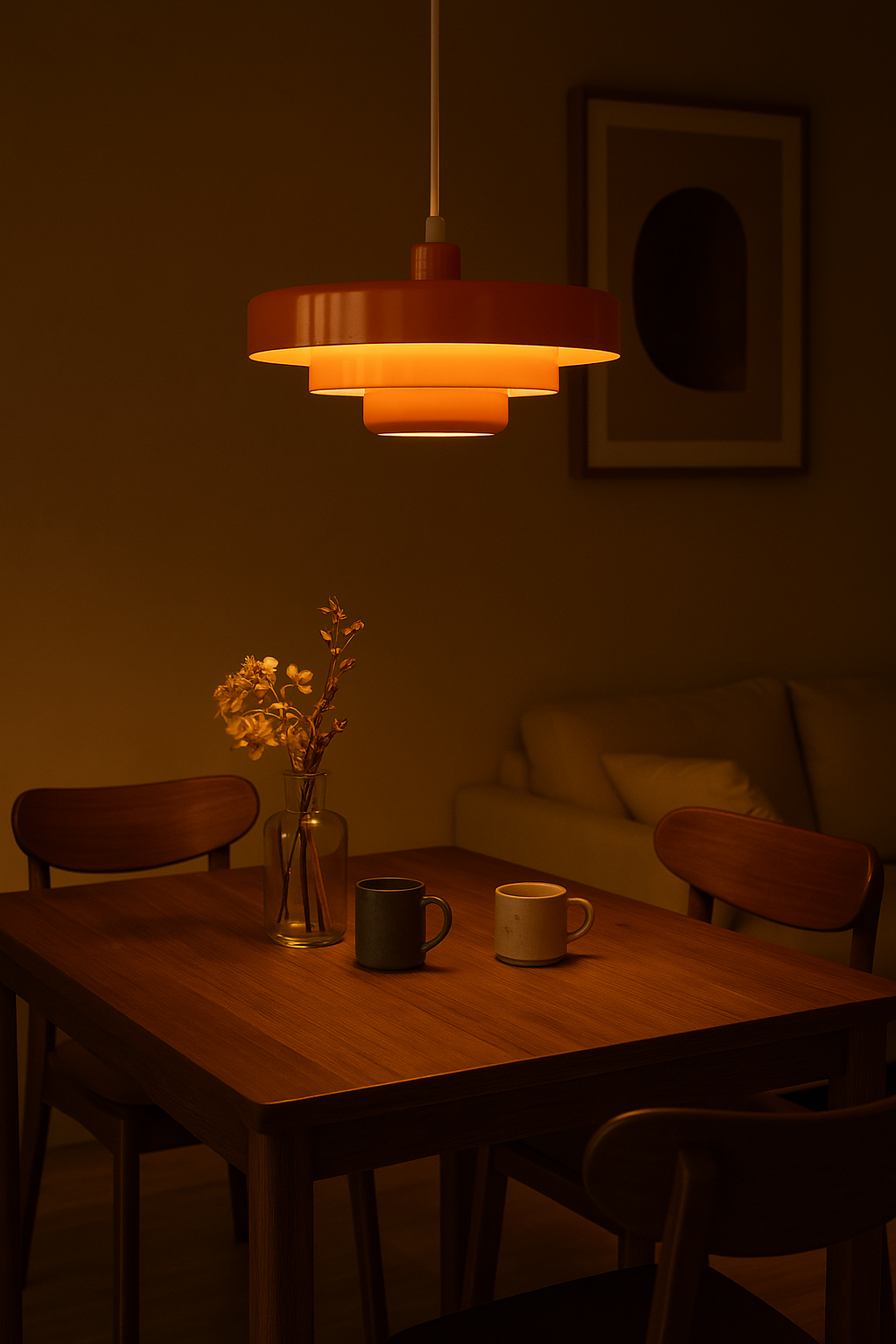 Vintage Hanging Pendant Light