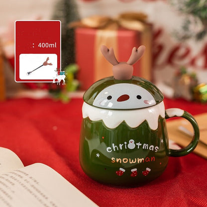 Colorful 3D Holiday Christmas Tree Coffee Mug