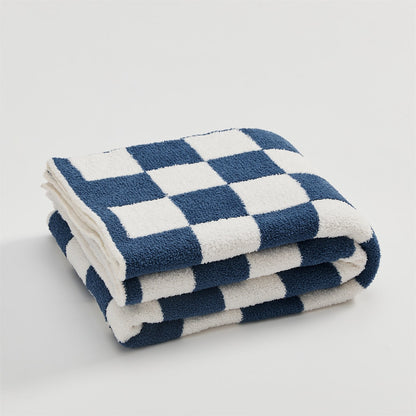 Vibrant Plaid Throw Blanket