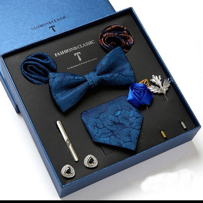 Premium Men's Tie Set in Elegant Gift Box