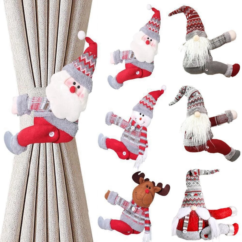 Festive Christmas Tree Curtain Hook