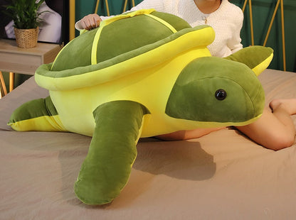 Cute Ocean Turtle Squishy Throw Pillow