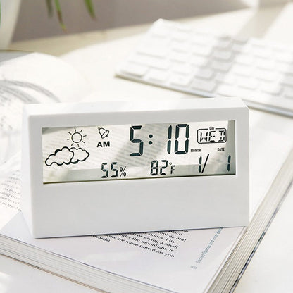 Clear Glass Digital Table Clock