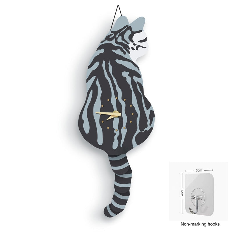 Fun Feline Wall Clock