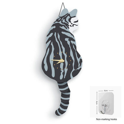 Fun Feline Wall Clock