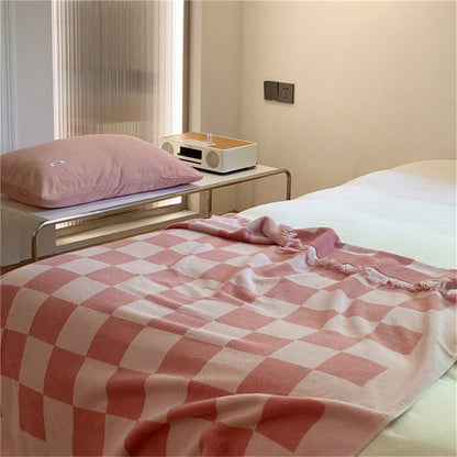 Plaid Lightweight Throw Blanket - Befez