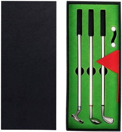 Compact Golf-Themed Pen Gift Set