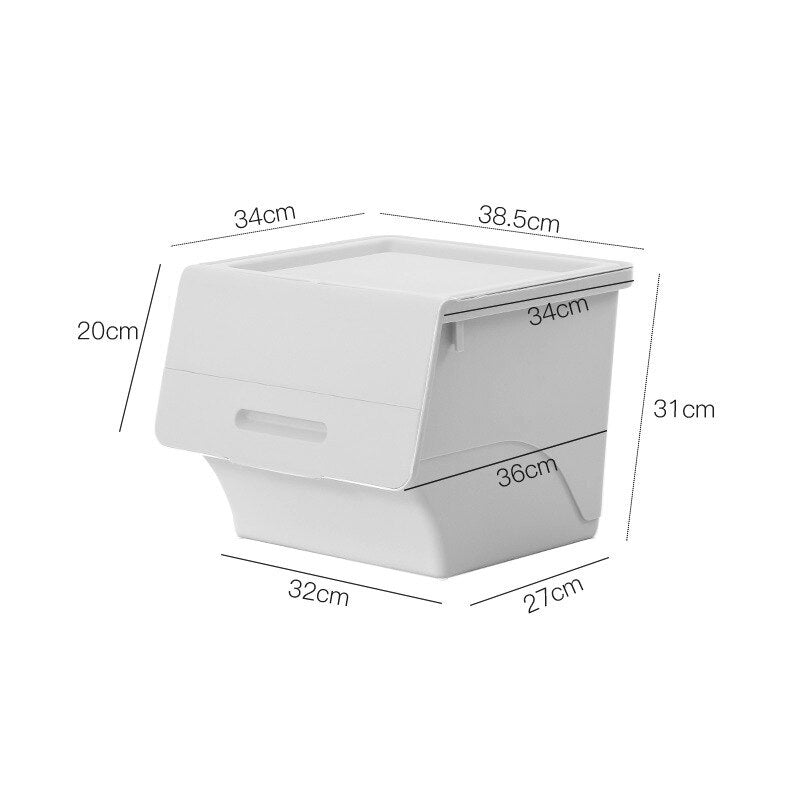 Collapsible Childrens Plastic Storage Container - Befez
