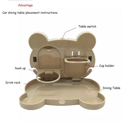 Befez | Compact Portable Kids Car Tray Table