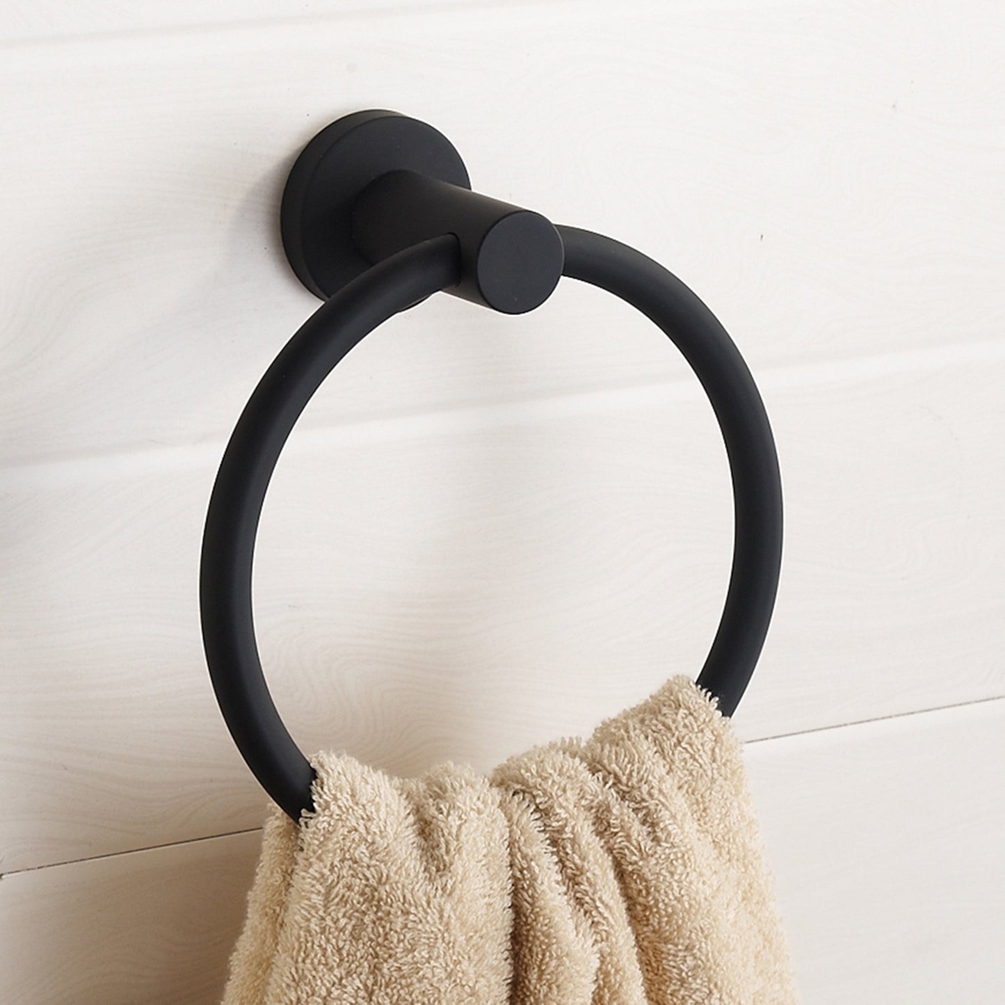 Modern Chrome Towel Ring Holder