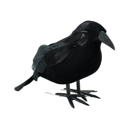 Spooky Black Bird Halloween Decoration - Befez