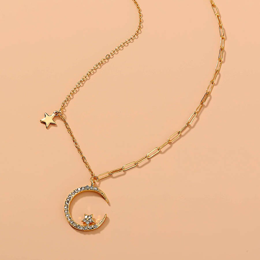Beautiful Lunar Long Pendant Necklace
