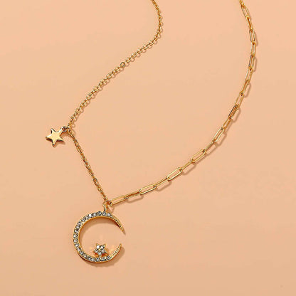Beautiful Lunar Long Pendant Necklace