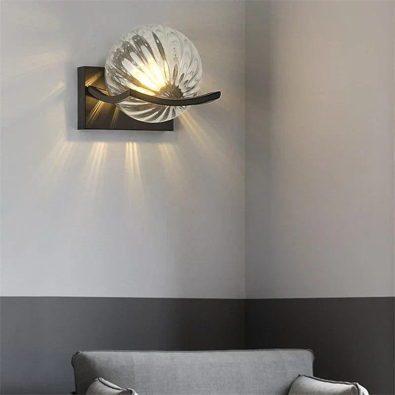 Contemporary LED Glass Light Fixture - Befez