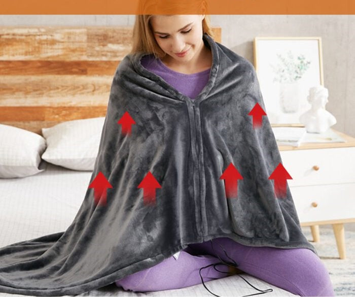 Cozy Electric Heated Wrap Blanket
