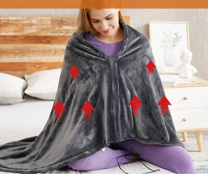 Cozy Electric Heated Wrap Blanket