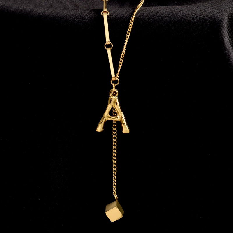 Personalized Initials Heart Necklace