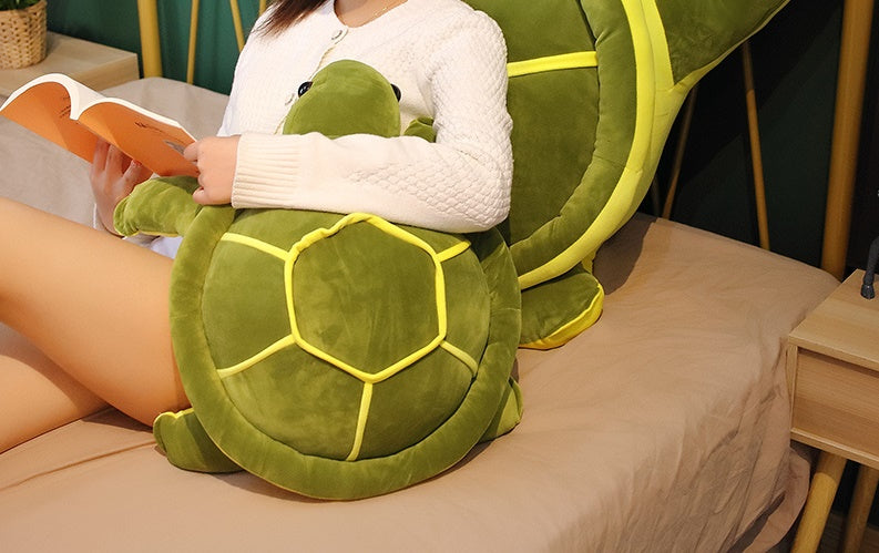 Cute Ocean Turtle Squishy Throw Pillow