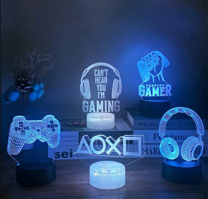 Colorful LED Gaming Night Light