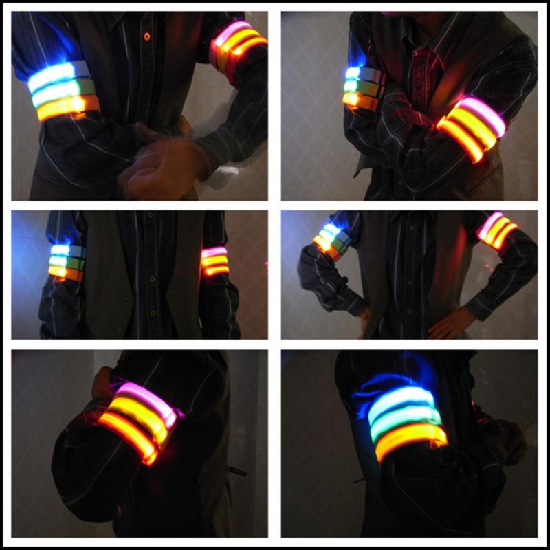 Visible LED Armband for Night Running Safety