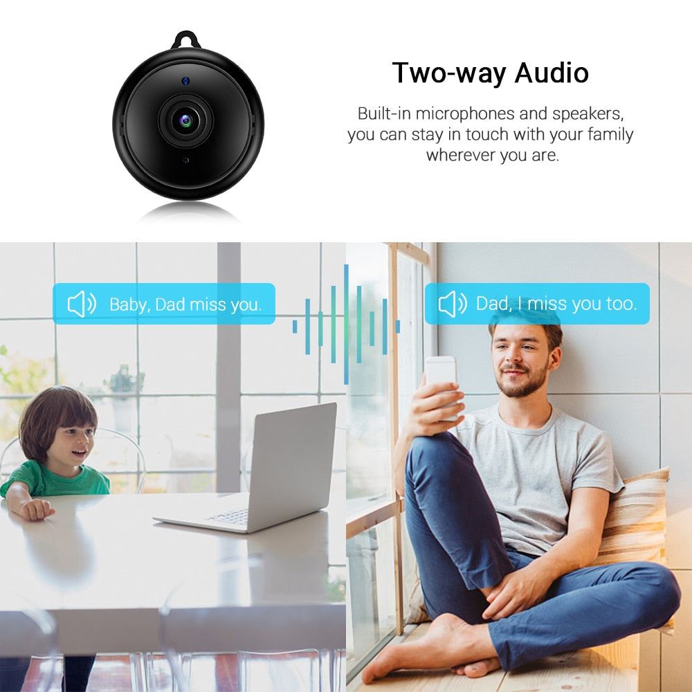 Wireless Home Security Camera with Night Vision