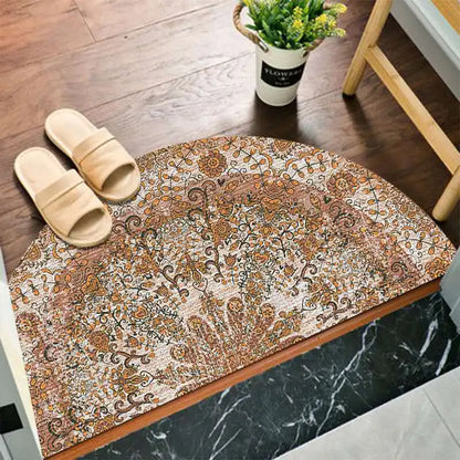 Befez | Rustic Anti-Slip Half Circle Door Mat