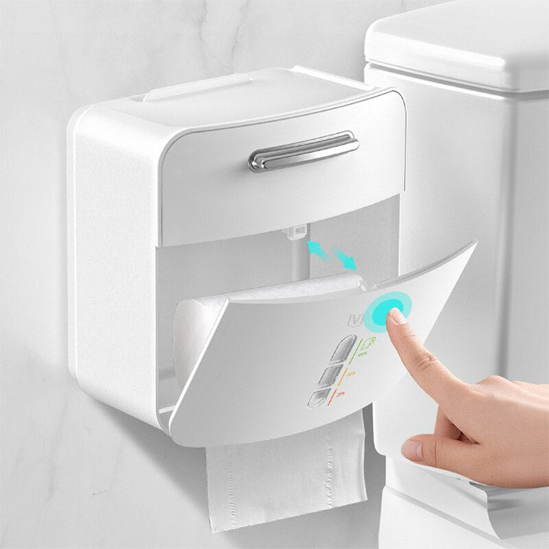 Space Saving Toilet Paper Holder Shelf