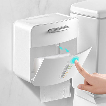 Space Saving Toilet Paper Holder Shelf