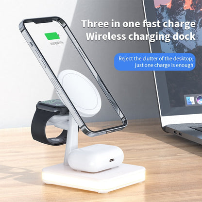 Compact Wireless Charging Desk Lamp