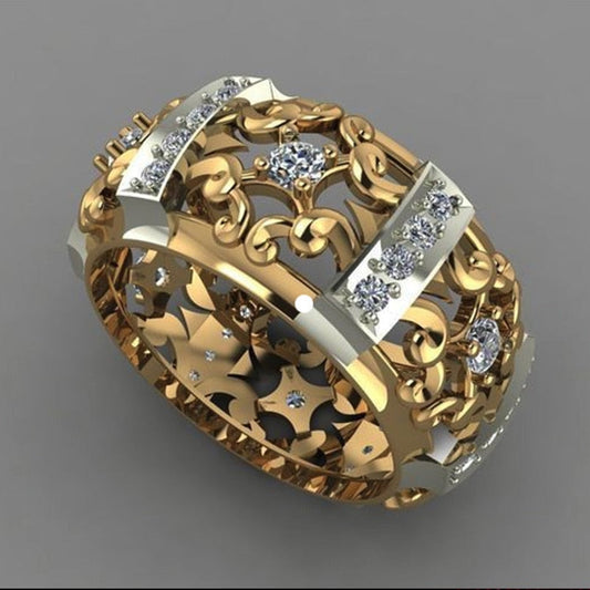 Unique Tribal Zircon Stone Ring - Befez