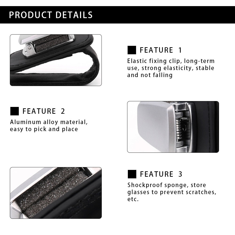 Universal Car Sunglasses Holder Clip Accessory