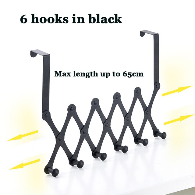 Space Saving Over Door Storage Hook Rack