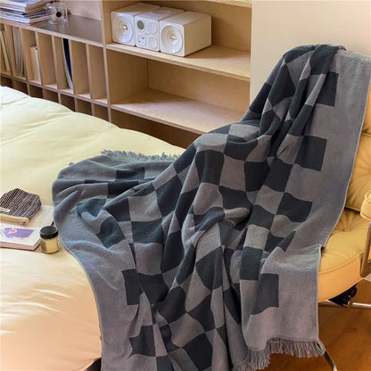 Plaid Lightweight Throw Blanket
