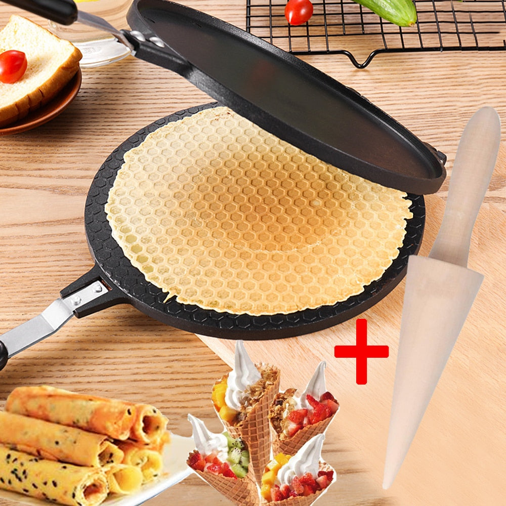 Easy Waffle & Omelet Non-Stick Cooking Pan
