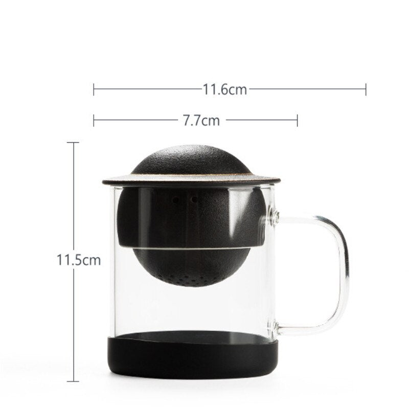 Astronomic Planet Pattern Ceramic Teapot - Befez