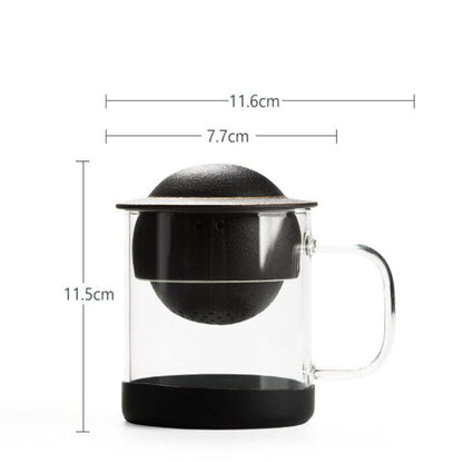 Astronomic Planet Pattern Ceramic Teapot - Befez