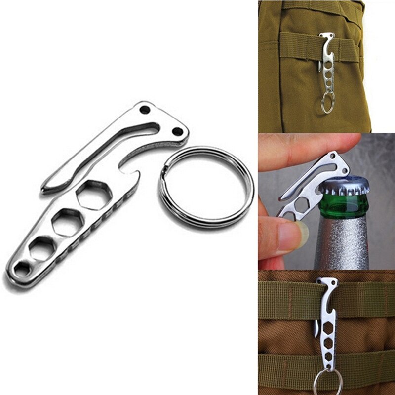 Practical 6-in-1 Pocket Multi Tool Keychain