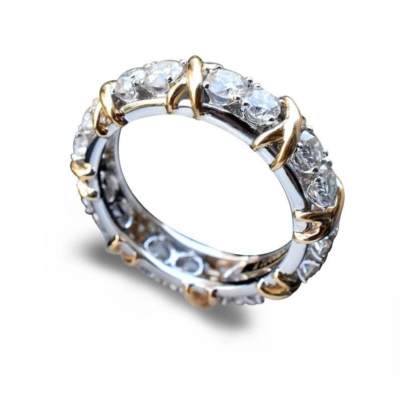 Unique Handcrafted Eternal Zircon Stone Ring