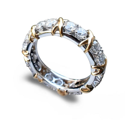 Unique Handcrafted Eternal Zircon Stone Ring