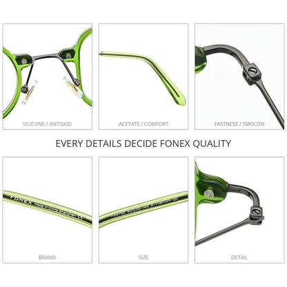 Unique Style Men's Titanium Glasses
