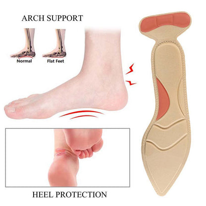 Supportive Gel Arch High Heel Shoe Insoles
