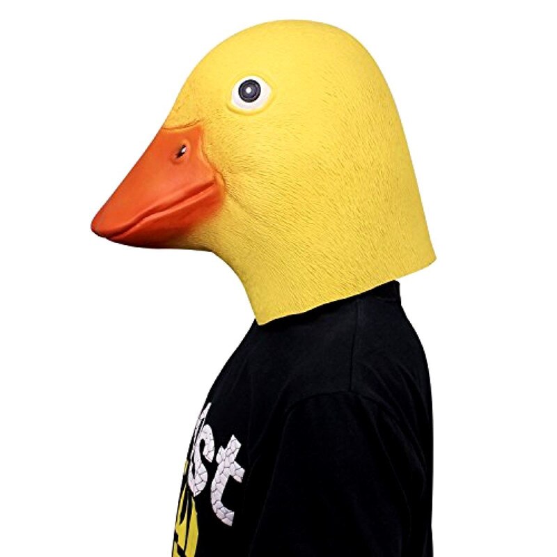Funny Duck Plush Face Mask