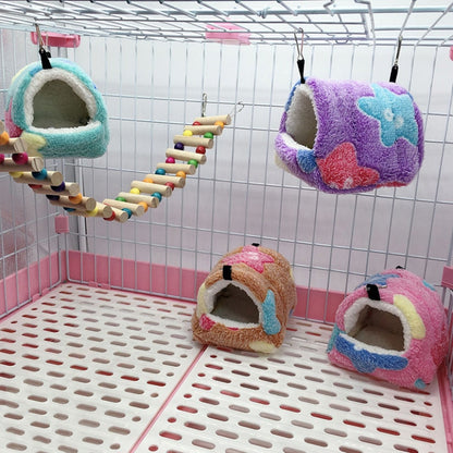 Cozy Pet Hideaway with Hammock Bed