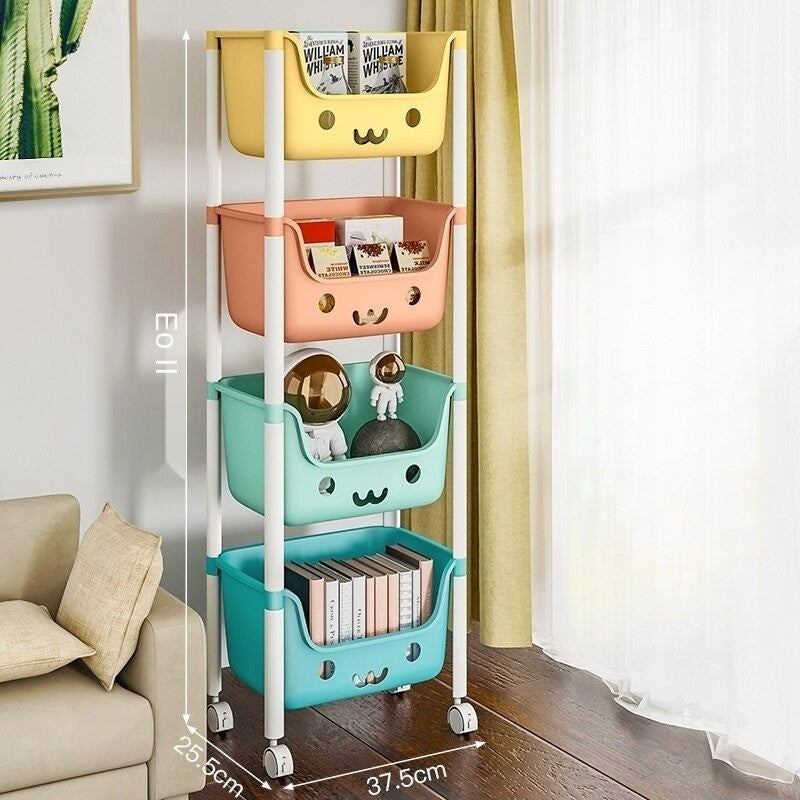Space Saving Foldable Heavy Duty Shelving Unit Rack