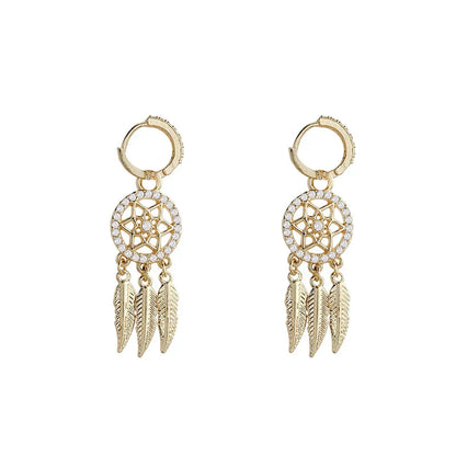 Luxurious 14k Gold Drop Earrings
