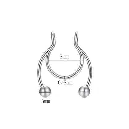 Strong Magnetic Nose Ring Piercing