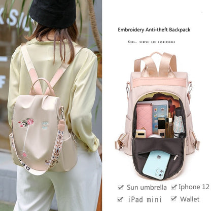 Secure Big College Oxford Backpack