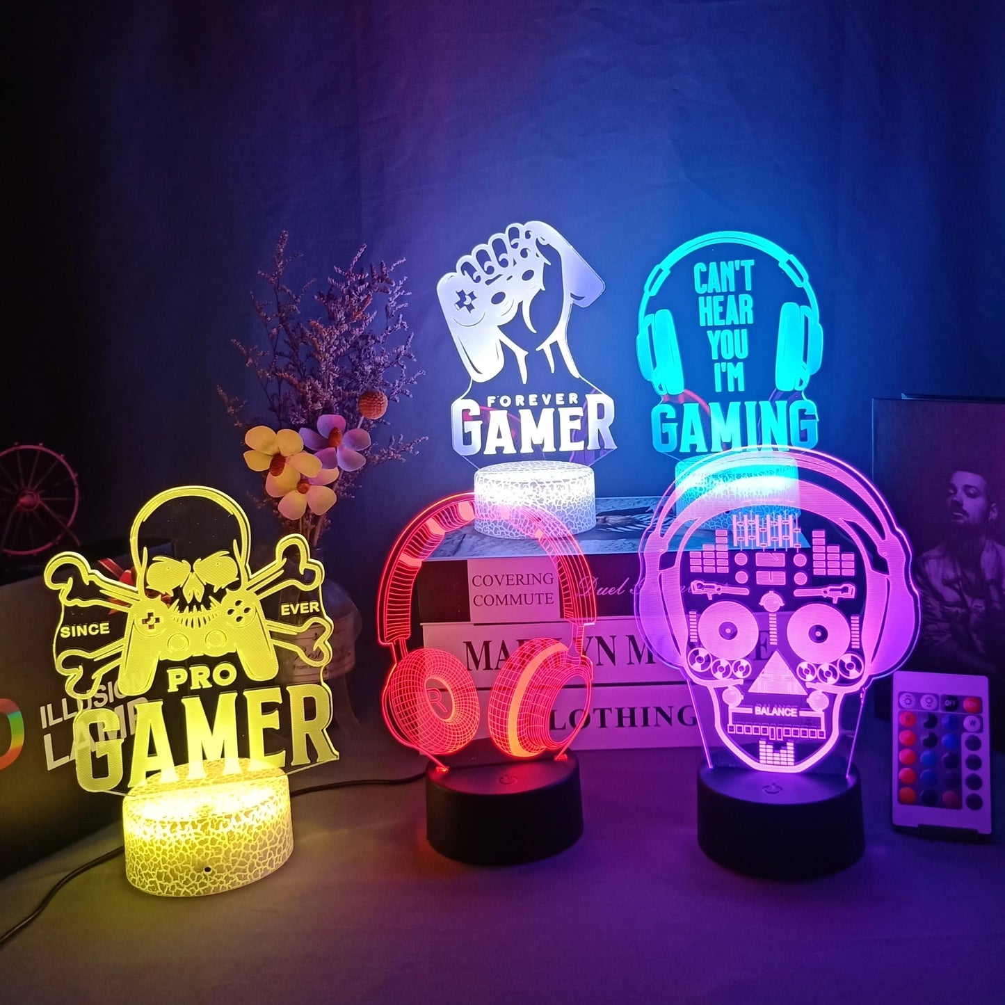 Colorful LED Gaming Night Light
