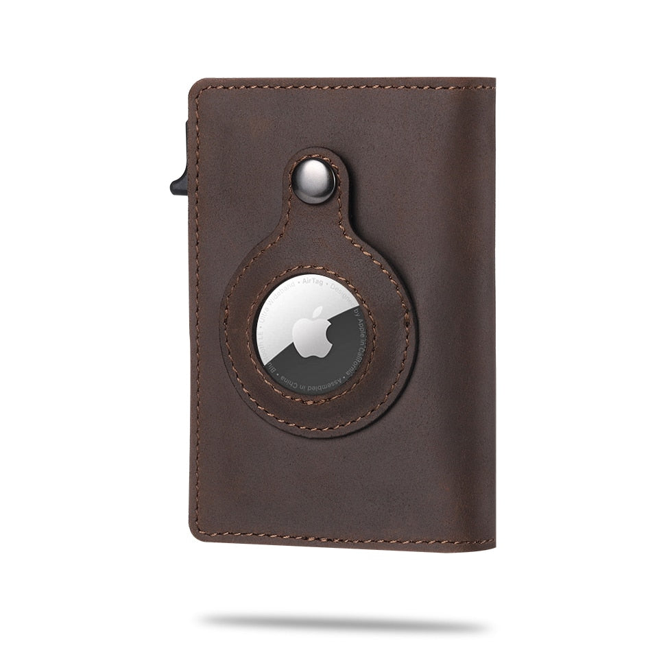 Secure Slim Apple Airtag Phone Wallet Case